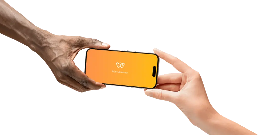 Wayo Academy App Mockup